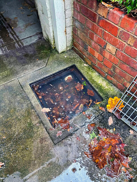 Blocked Stormwater